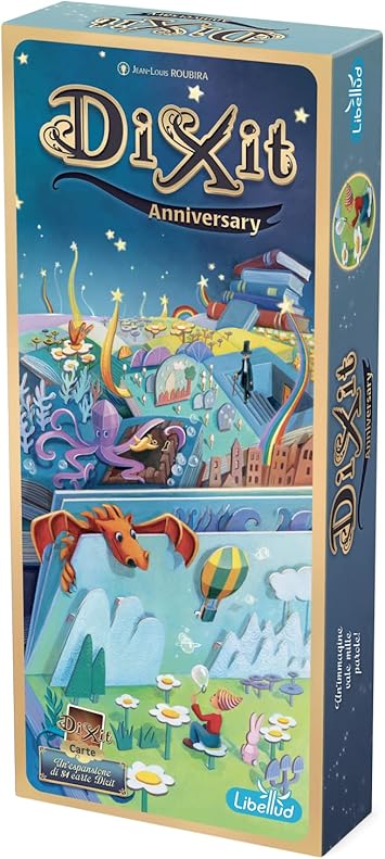 Asmodee- Dixit Anniversary Juego De Mesa, Edición Italiana, Individual, Multicolor (Libellud 8014)